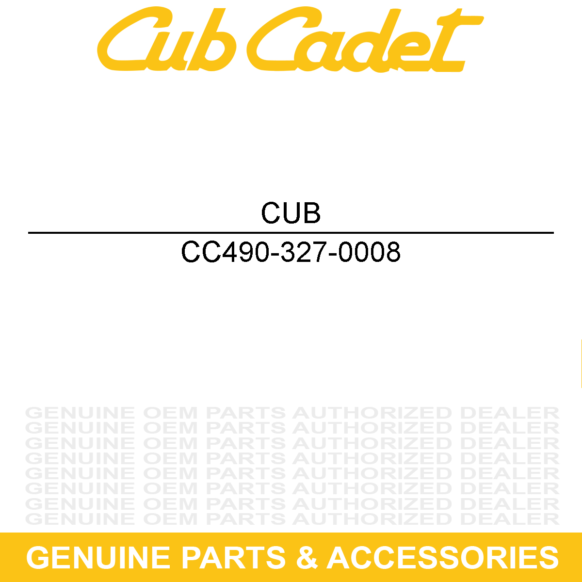 CUB CADET 490-327-0008 Wheel