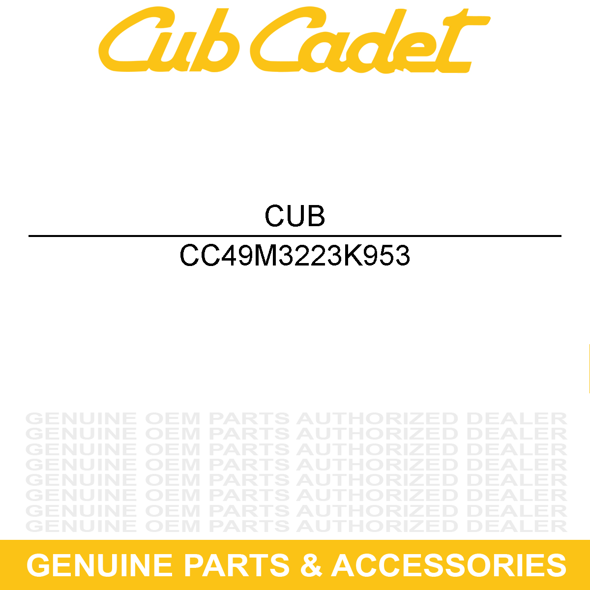 MTD 49M3223K953 Blade
