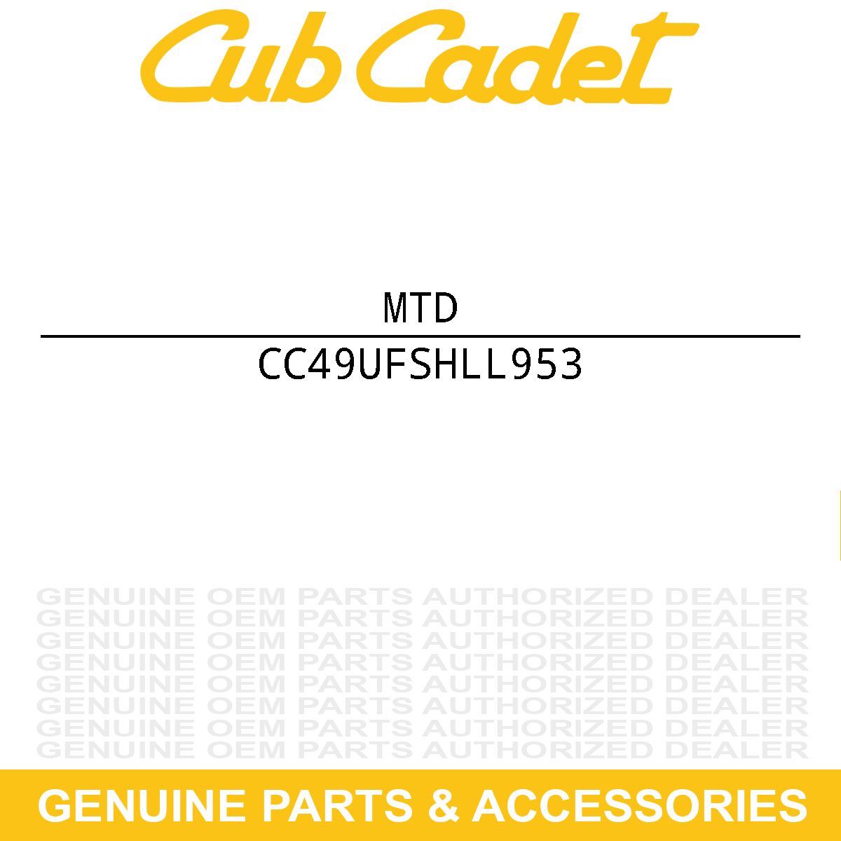 MTD 49UFSHLL953 Line