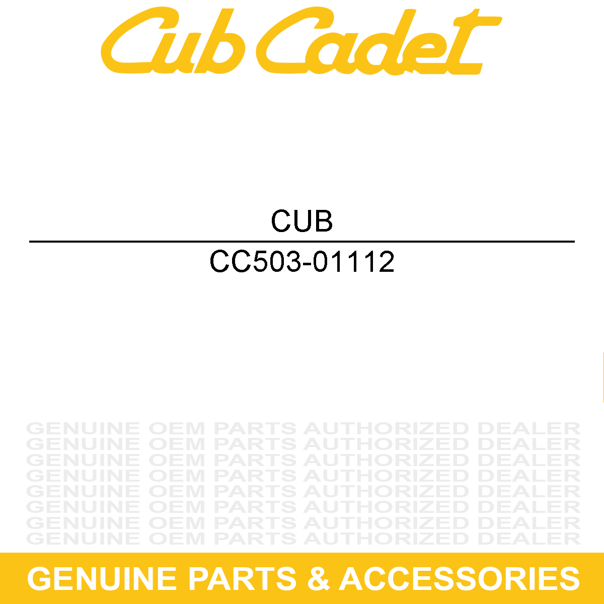 CUB CADET 503-01112 Bearing