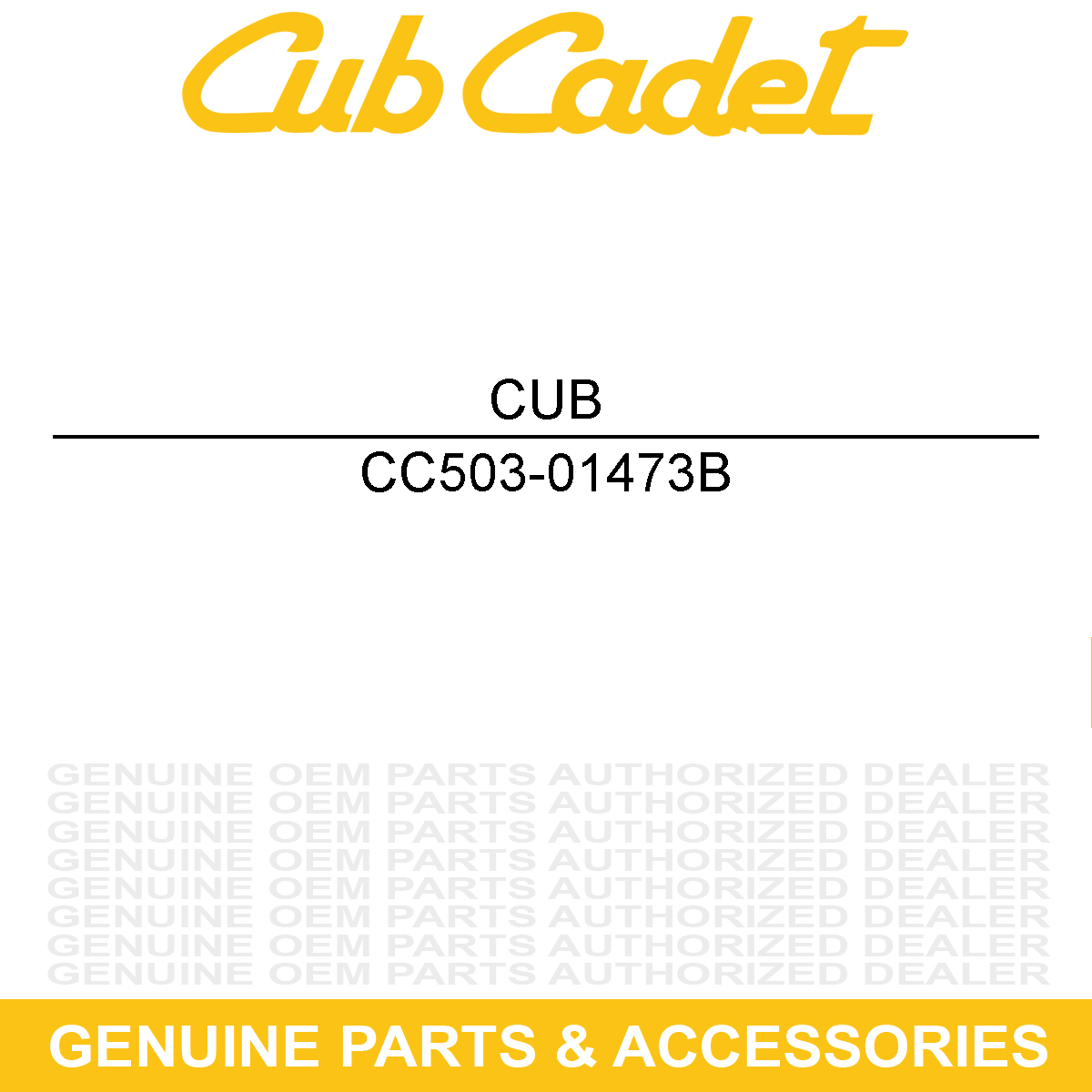 CUB CADET 503-01473B Sleeve