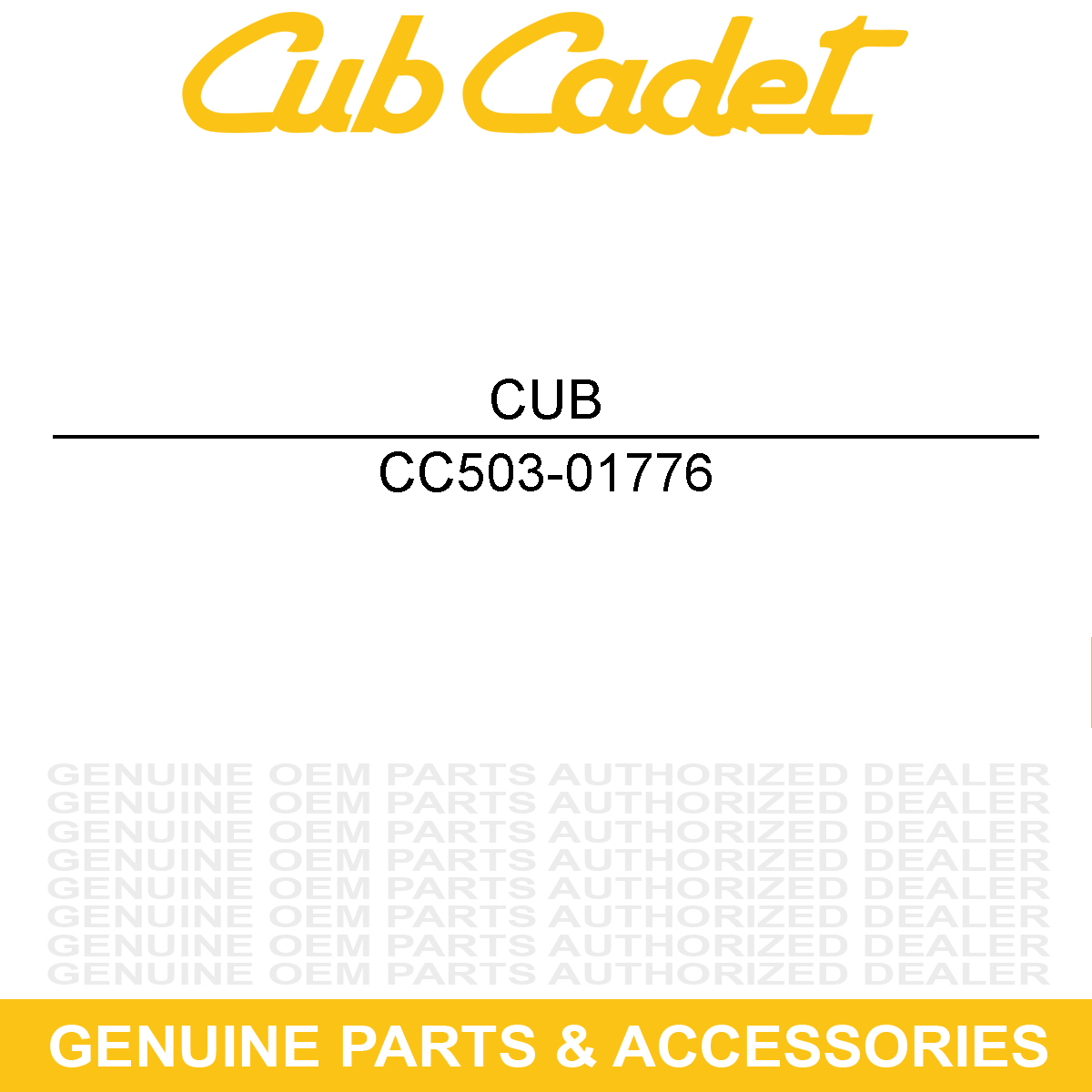 CUB CADET 503-01776 Spring