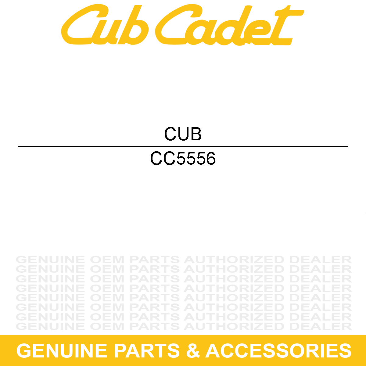 CUB CADET 5556 Screw