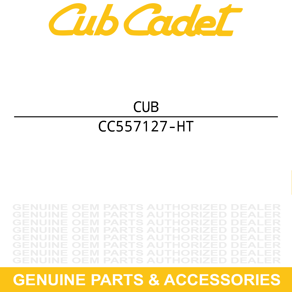 CUB CADET 557127-HT Deck