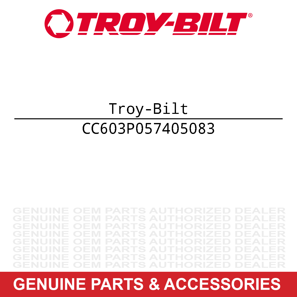 Troy-Bilt 603P05740-5083 Shell
