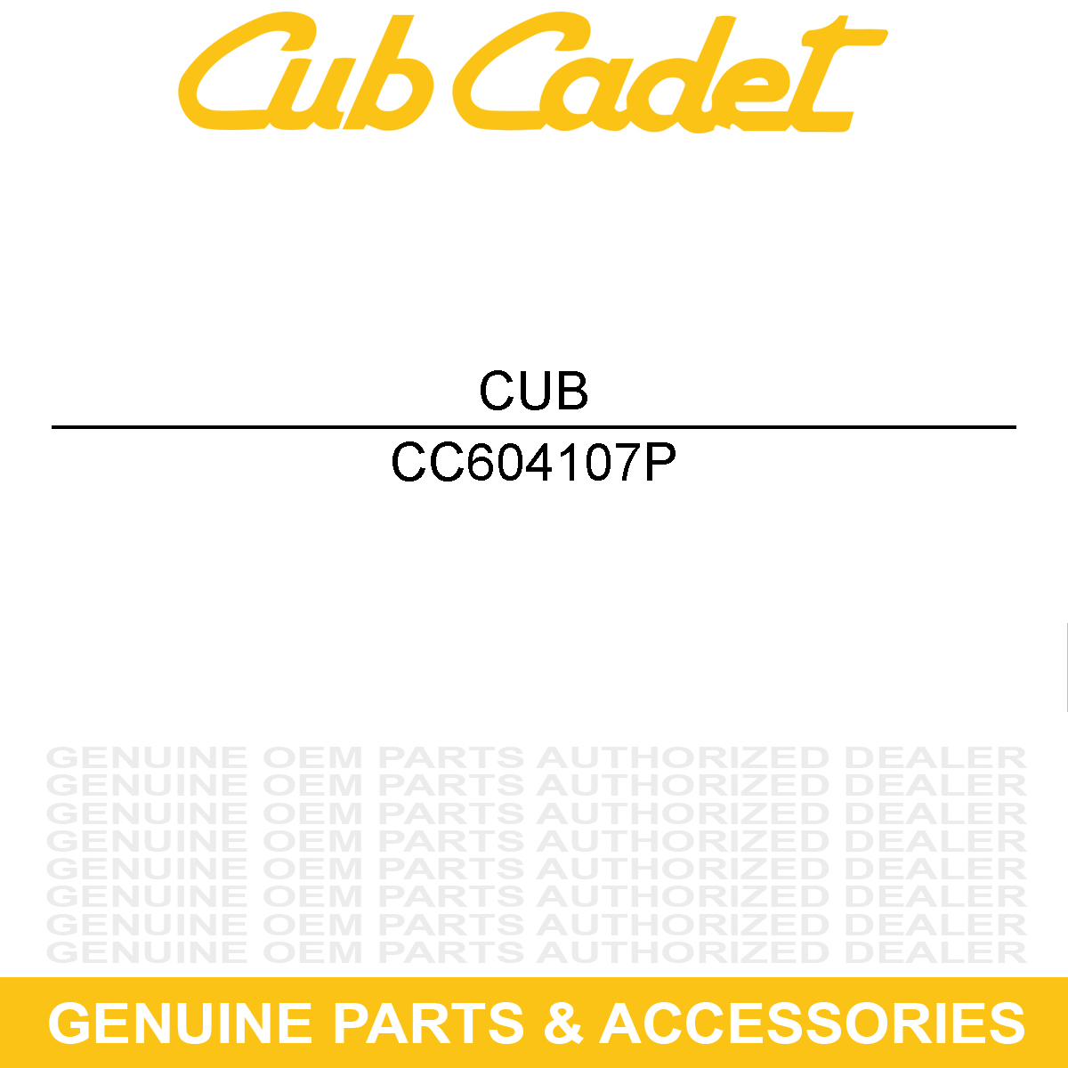 CUB CADET 604107P Wheel