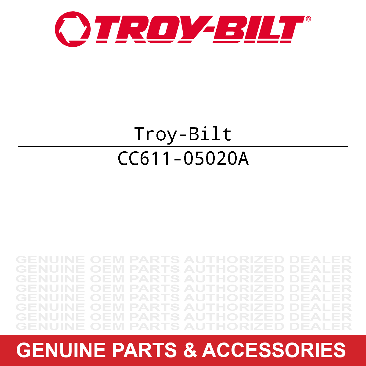 Troy-Bilt 611-05020A Axle