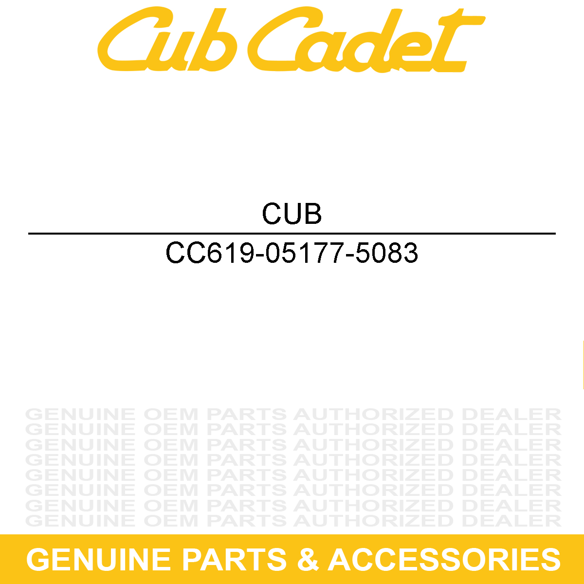 MTD 619-05177-5083 Axle