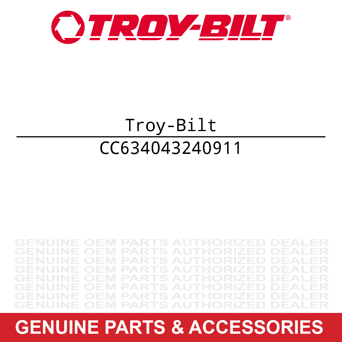 Troy-Bilt 634-04324-0911 Wheel