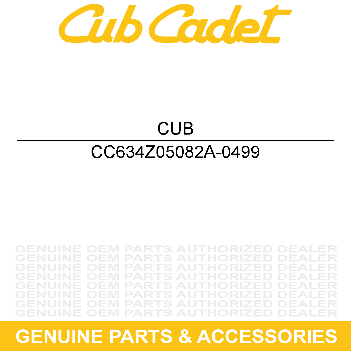 CUB CADET 634Z05082A-0499 Wheel