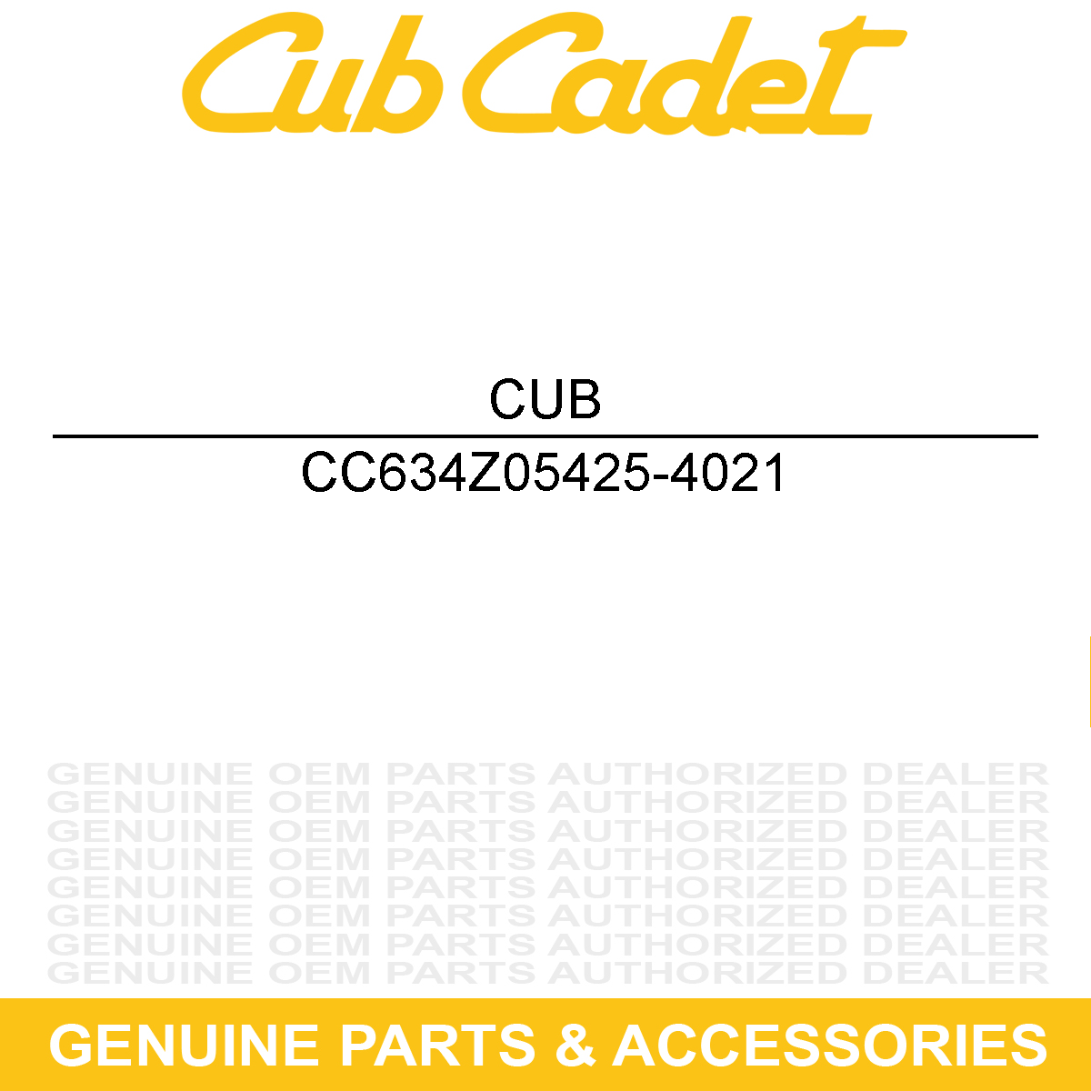 CUB CADET 634Z05425-4021 Wheel
