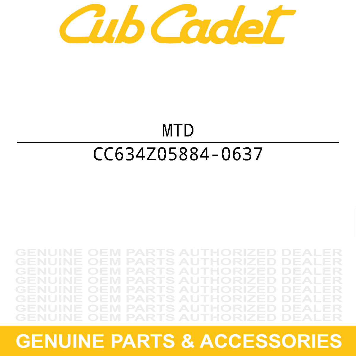 MTD 634Z05884-0637 Wheel