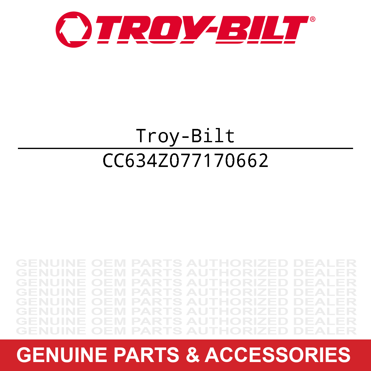 Troy-Bilt 634Z07717-0662 Wheel