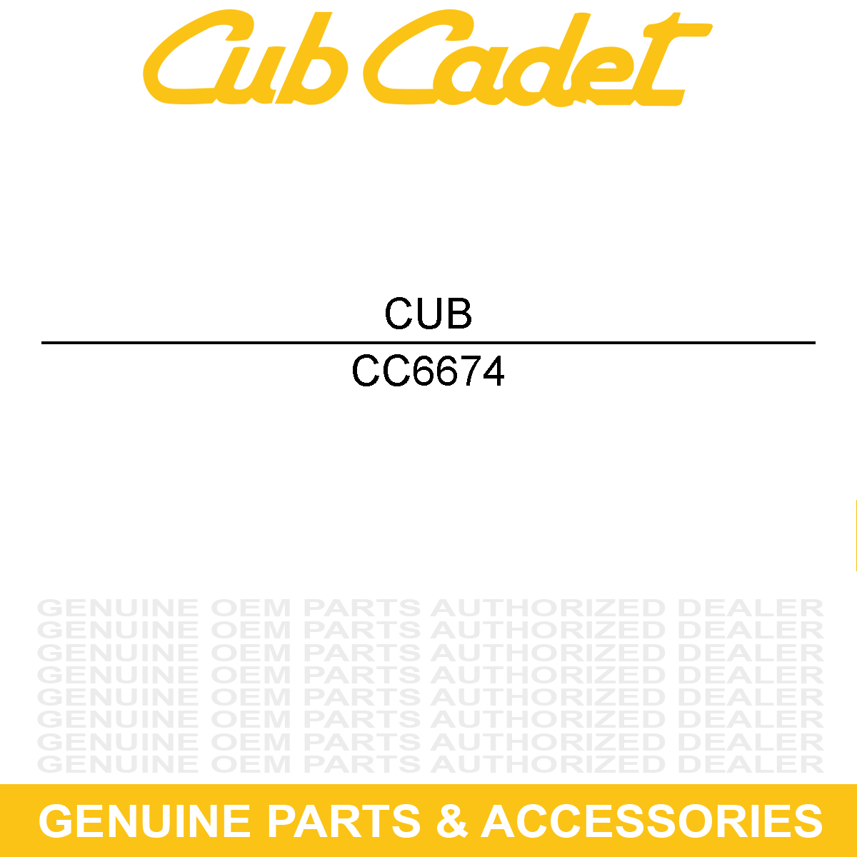 CUB CADET 6674 Clutch