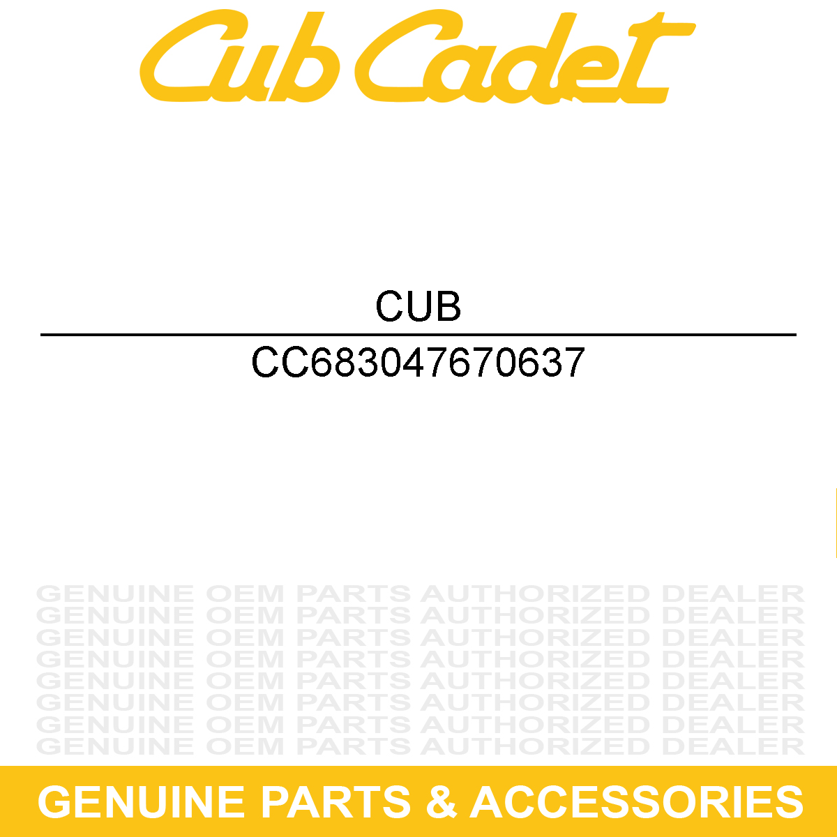 MTD 683-04767-0637 Bumper