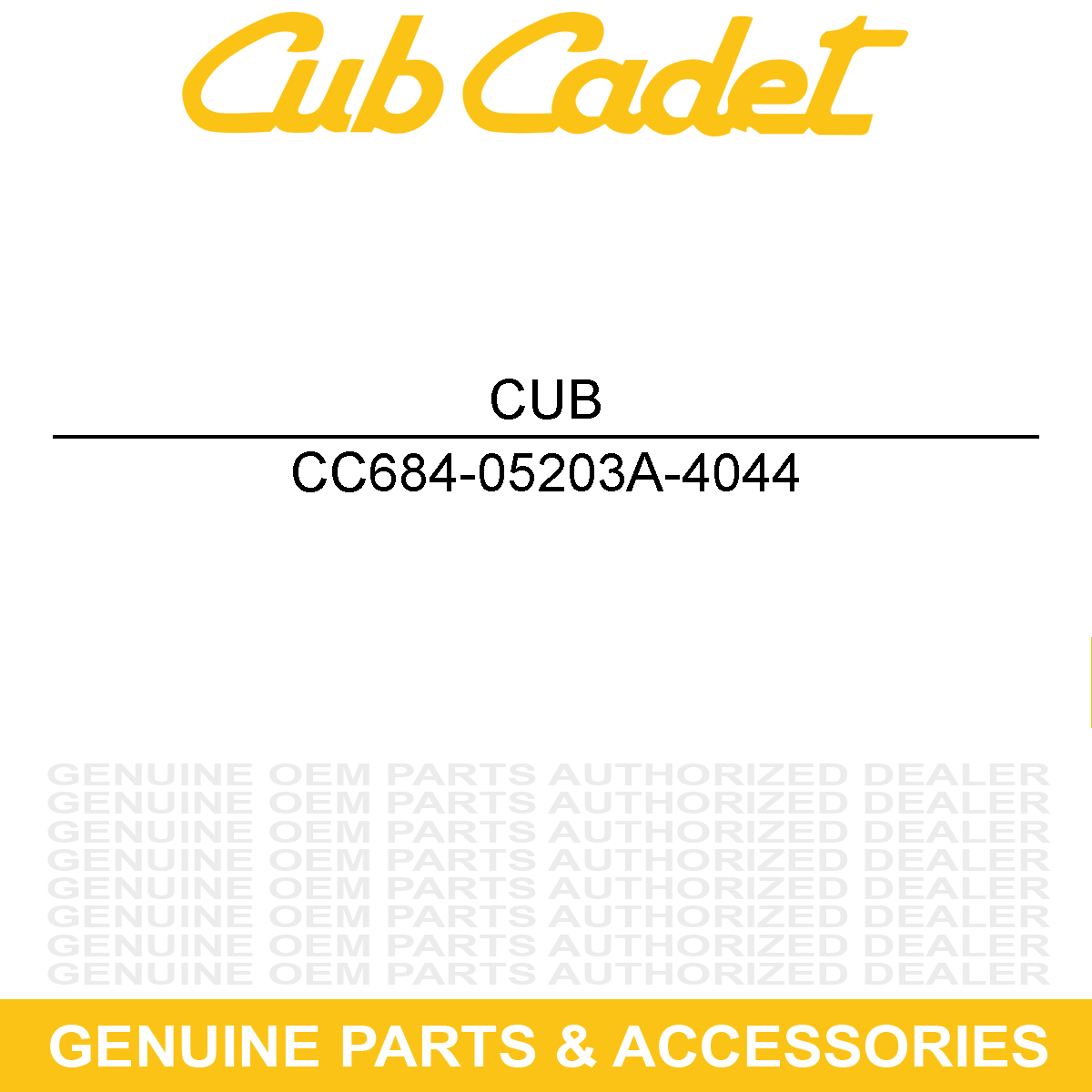 MTD 684-05203A-4044 Housing