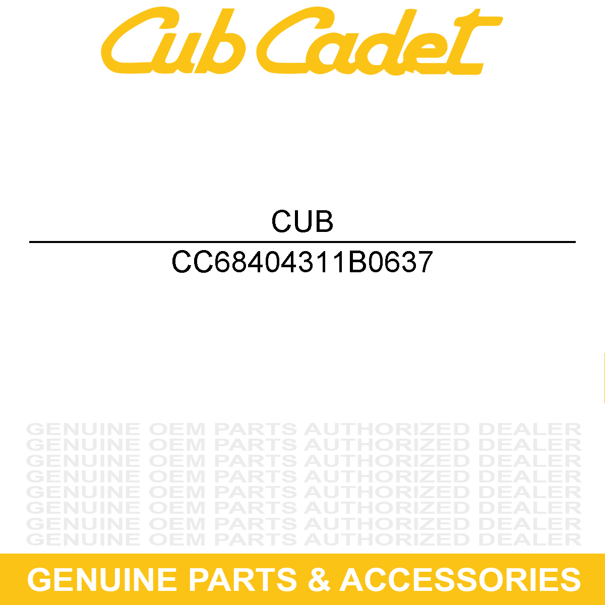 MTD 684-04311B-0637 Bracket