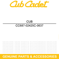CUB CADET 759-3004-0637 Black Left Hand Knuckle Assembly