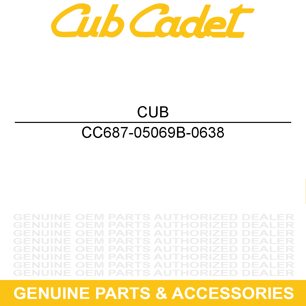 MTD 687-05069B-0638 Deck