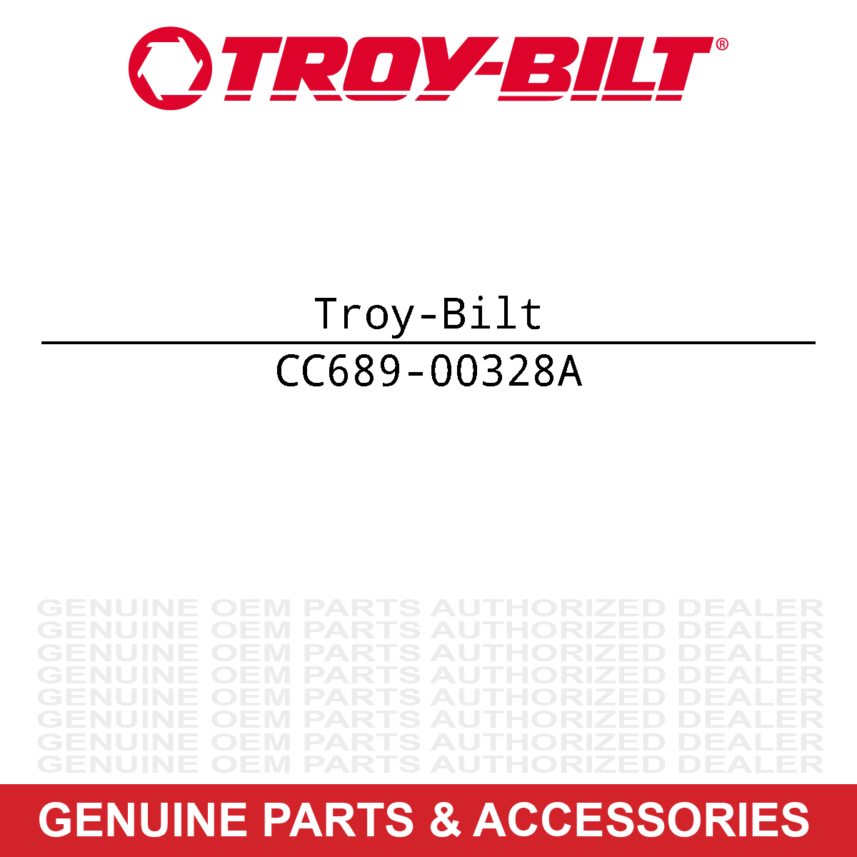 Troy-Bilt 689-00328A Hardware