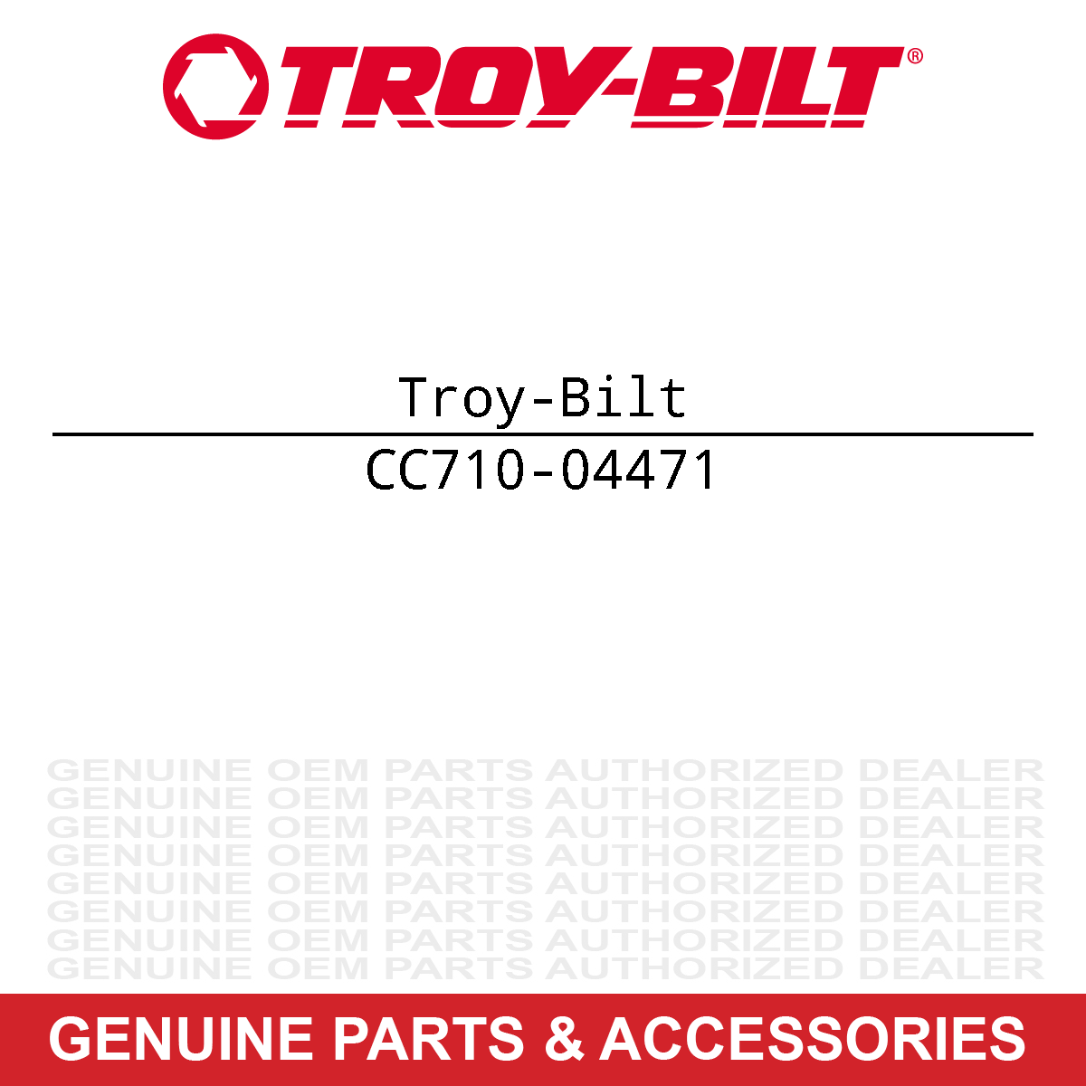 Troy-Bilt 710-04471 Hardware