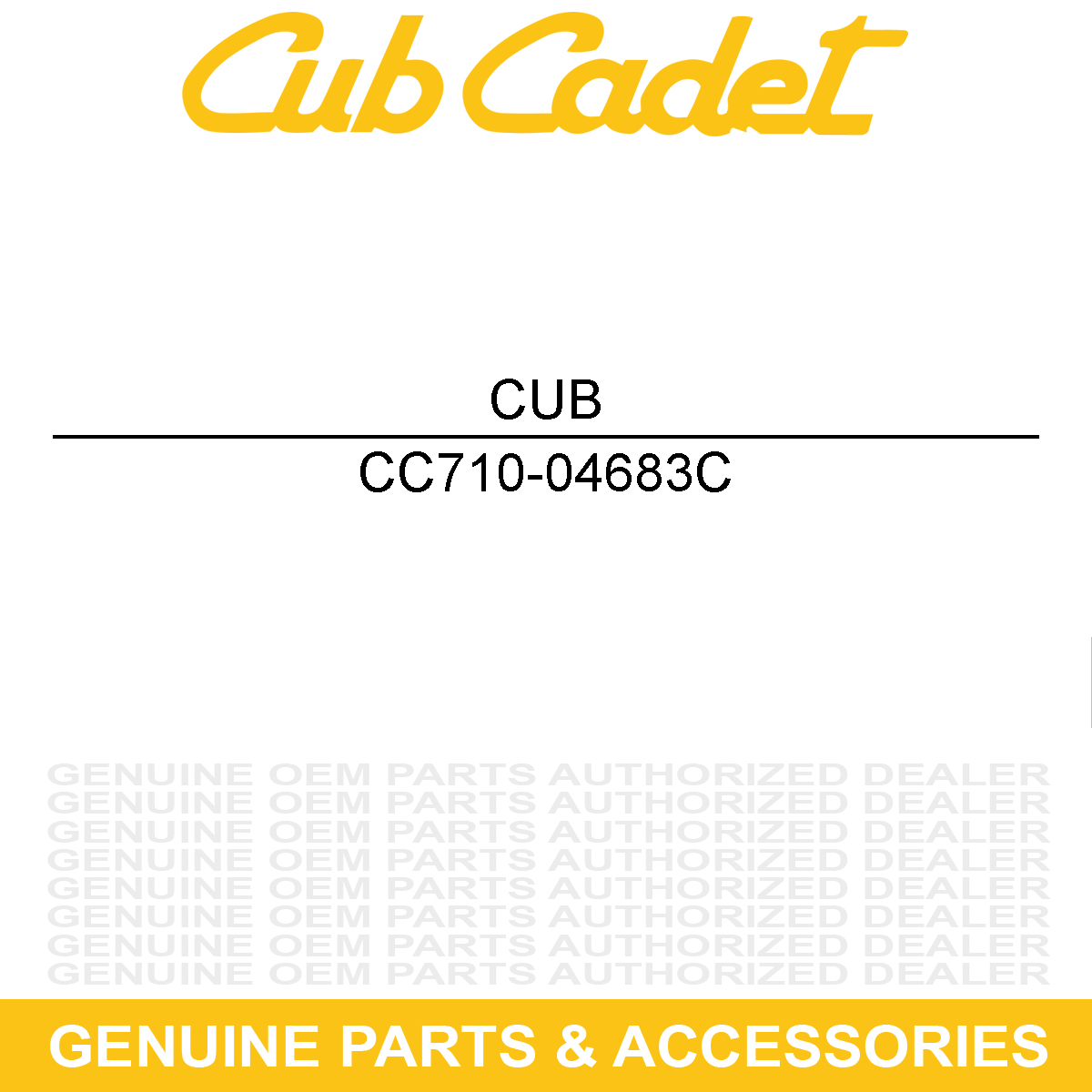 CUB CADET 710-04683C Screw