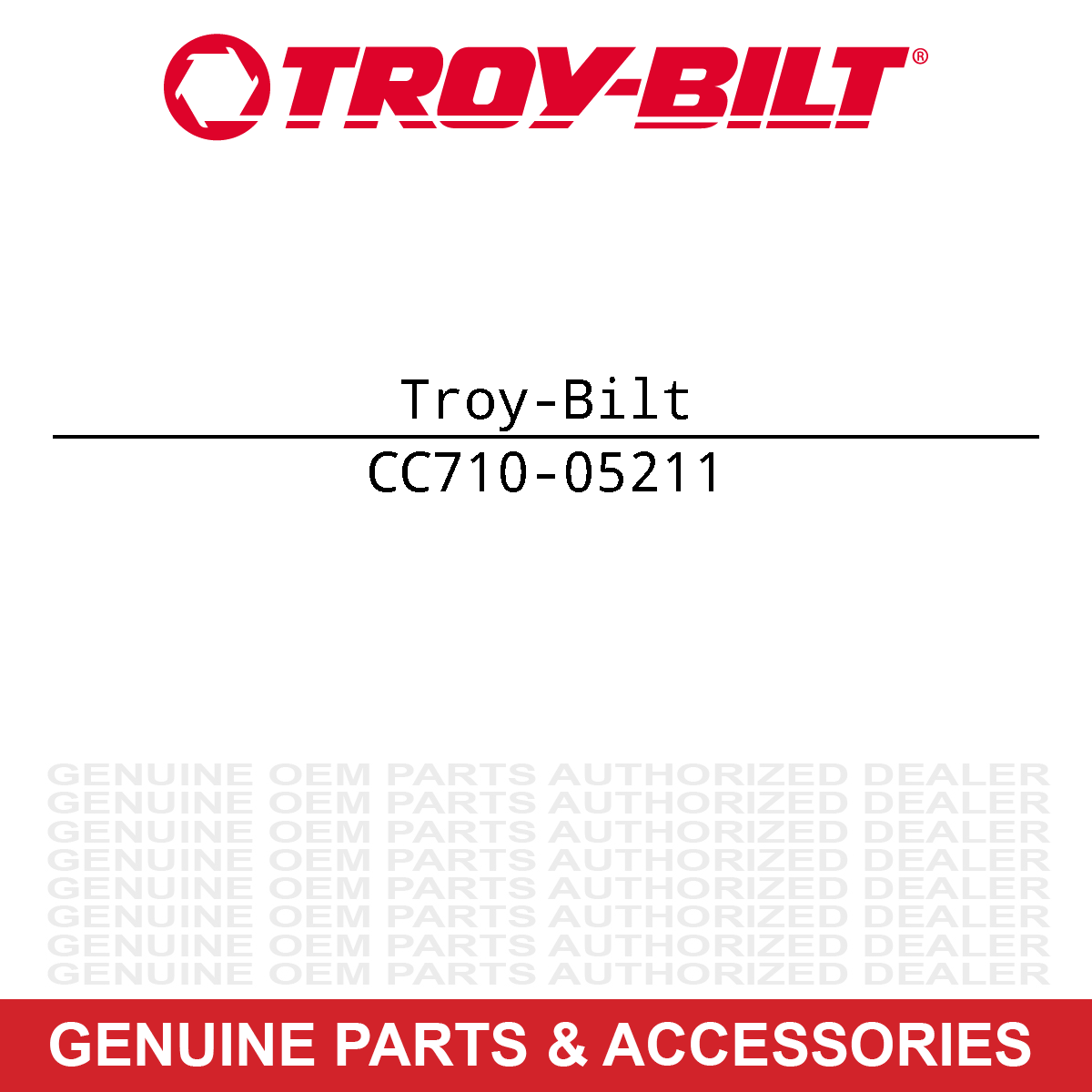Troy-Bilt 710-05211 Screw