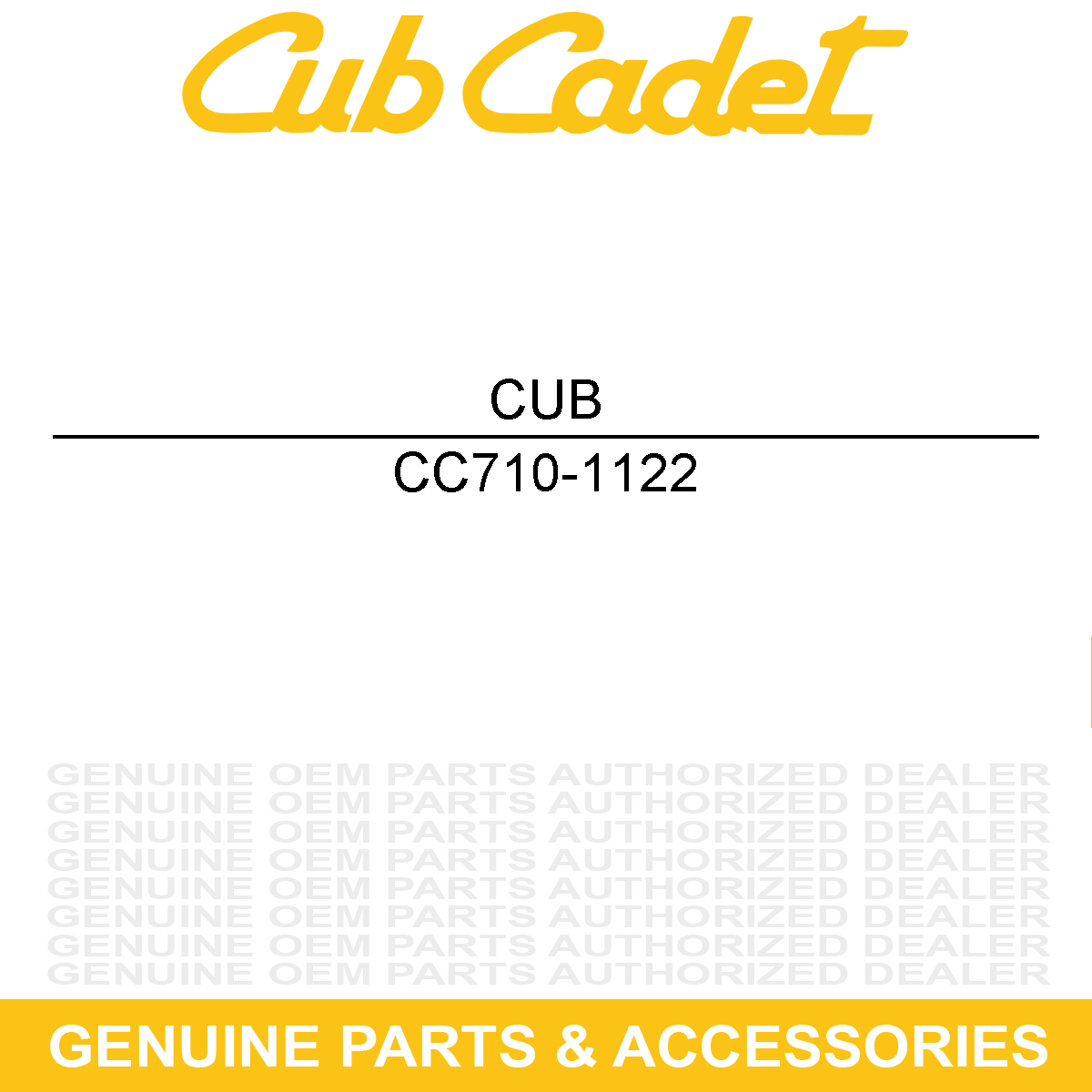 MTD 710-1122 Hardware