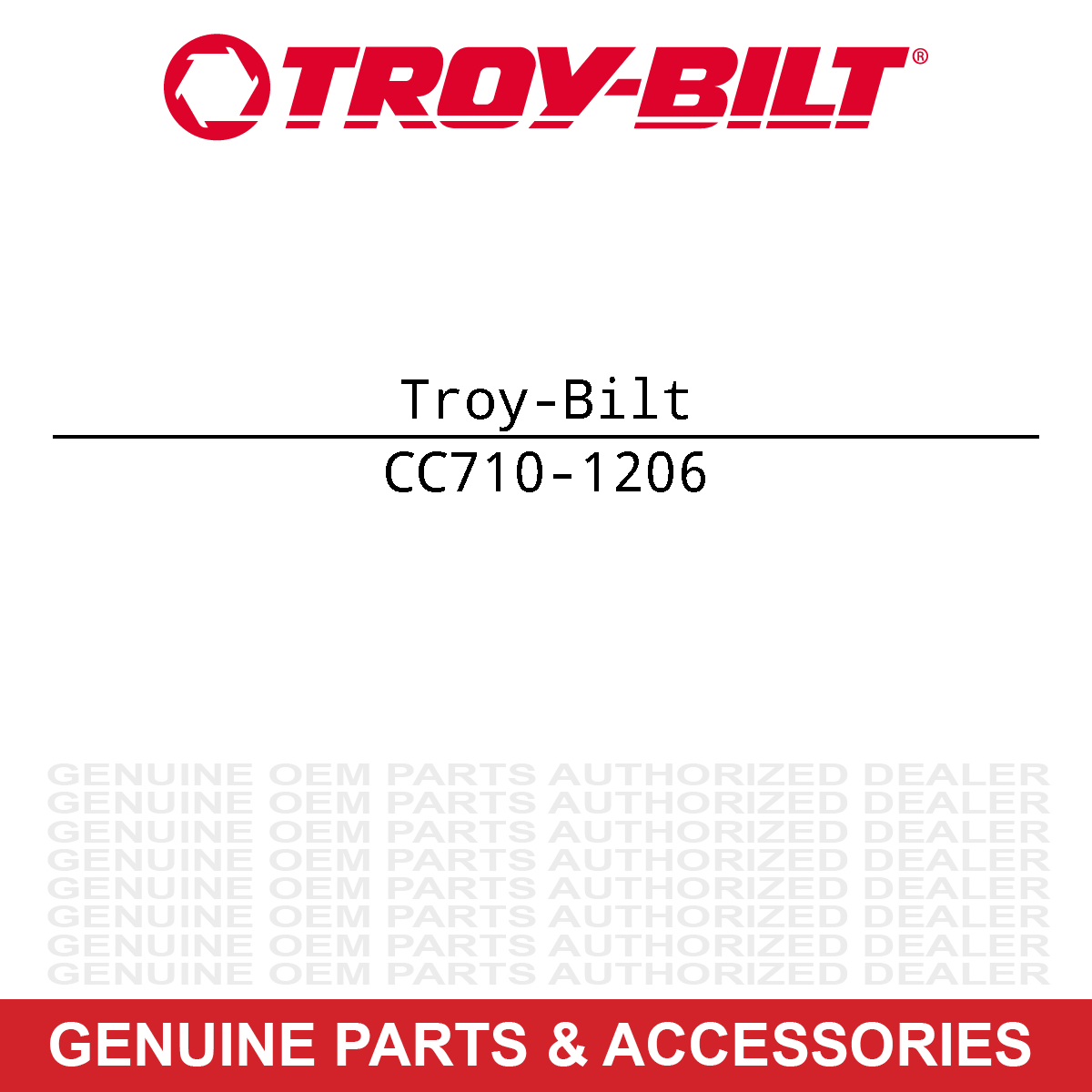 Troy-Bilt 710-1206 Hardware