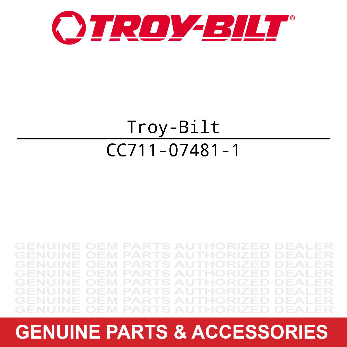 Troy-Bilt 711-07481-1 Adapter