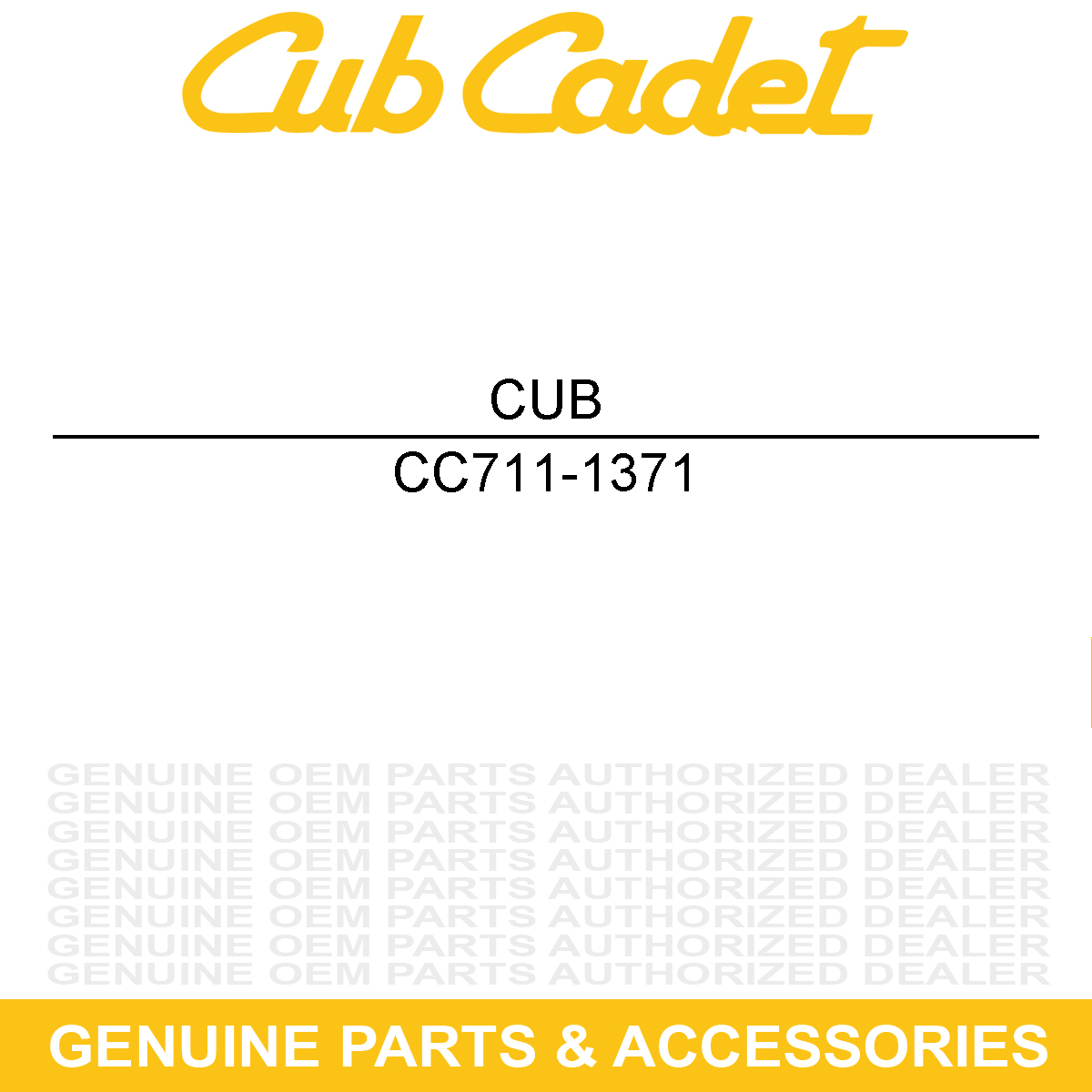 CUB CADET 711-1371 Shaft