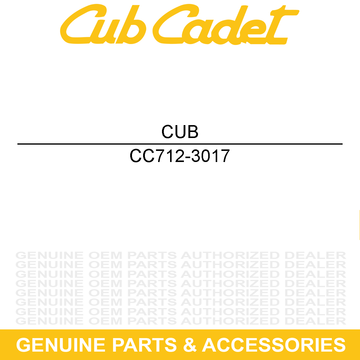 CUB CADET 712-3017 Nuts