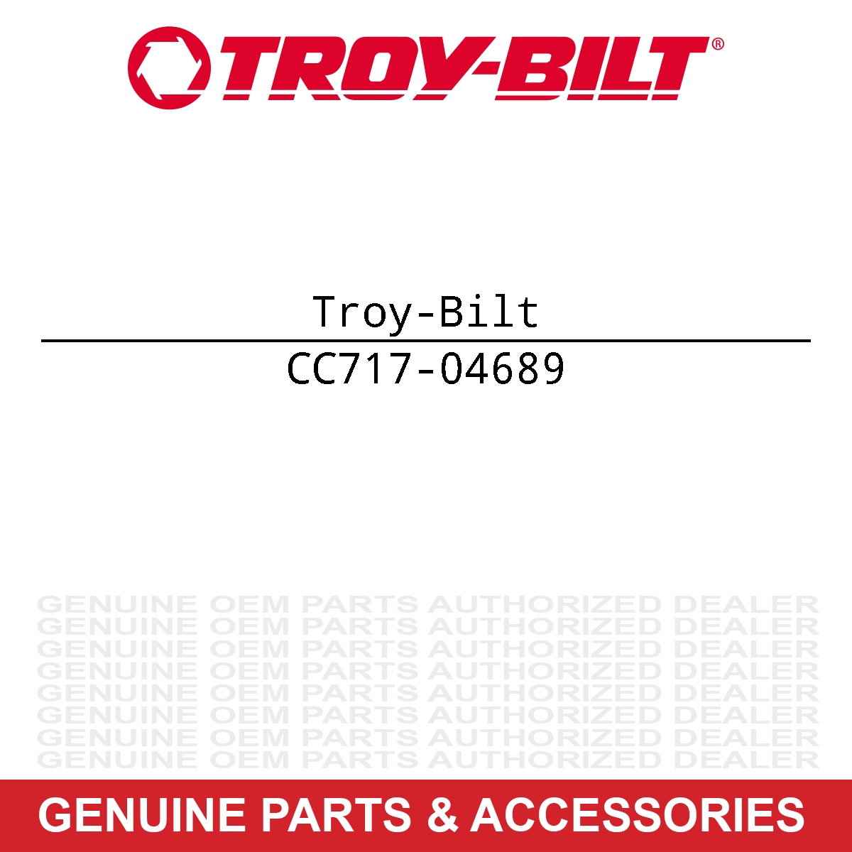 Troy-Bilt 717-04689 Gear