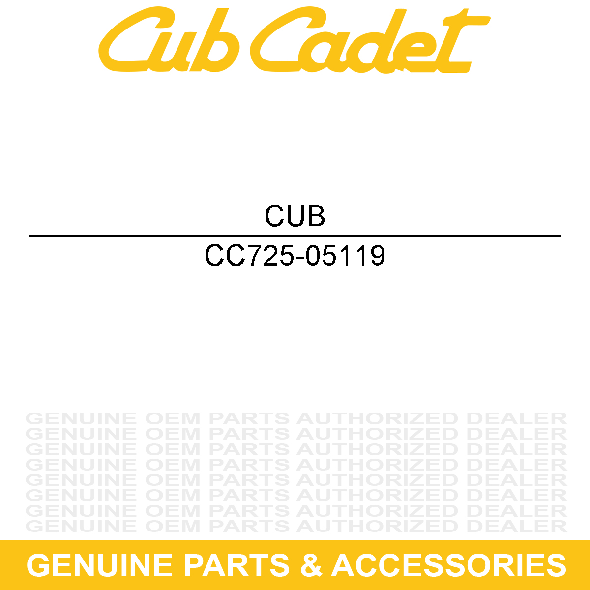 MTD 725-05119 Holder