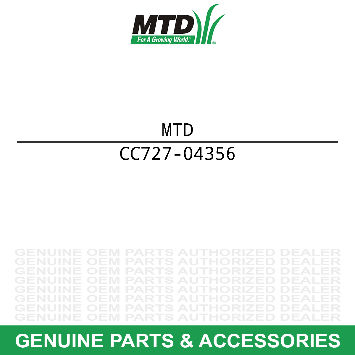 MTD 727-04356 Hose