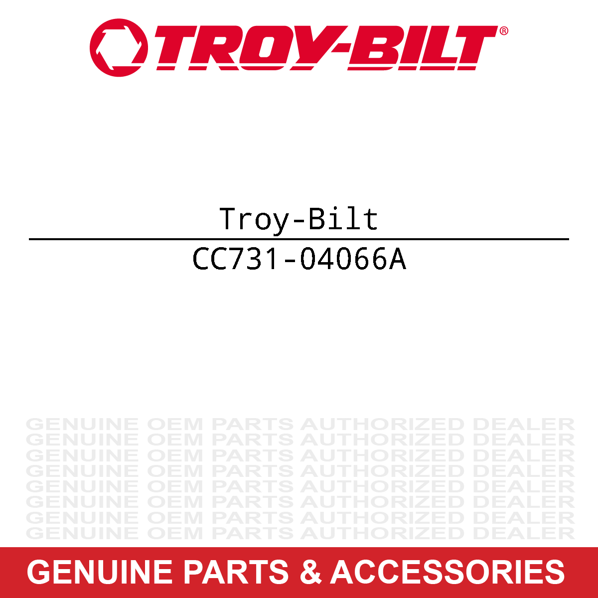 Troy-Bilt 731-04066A Cover