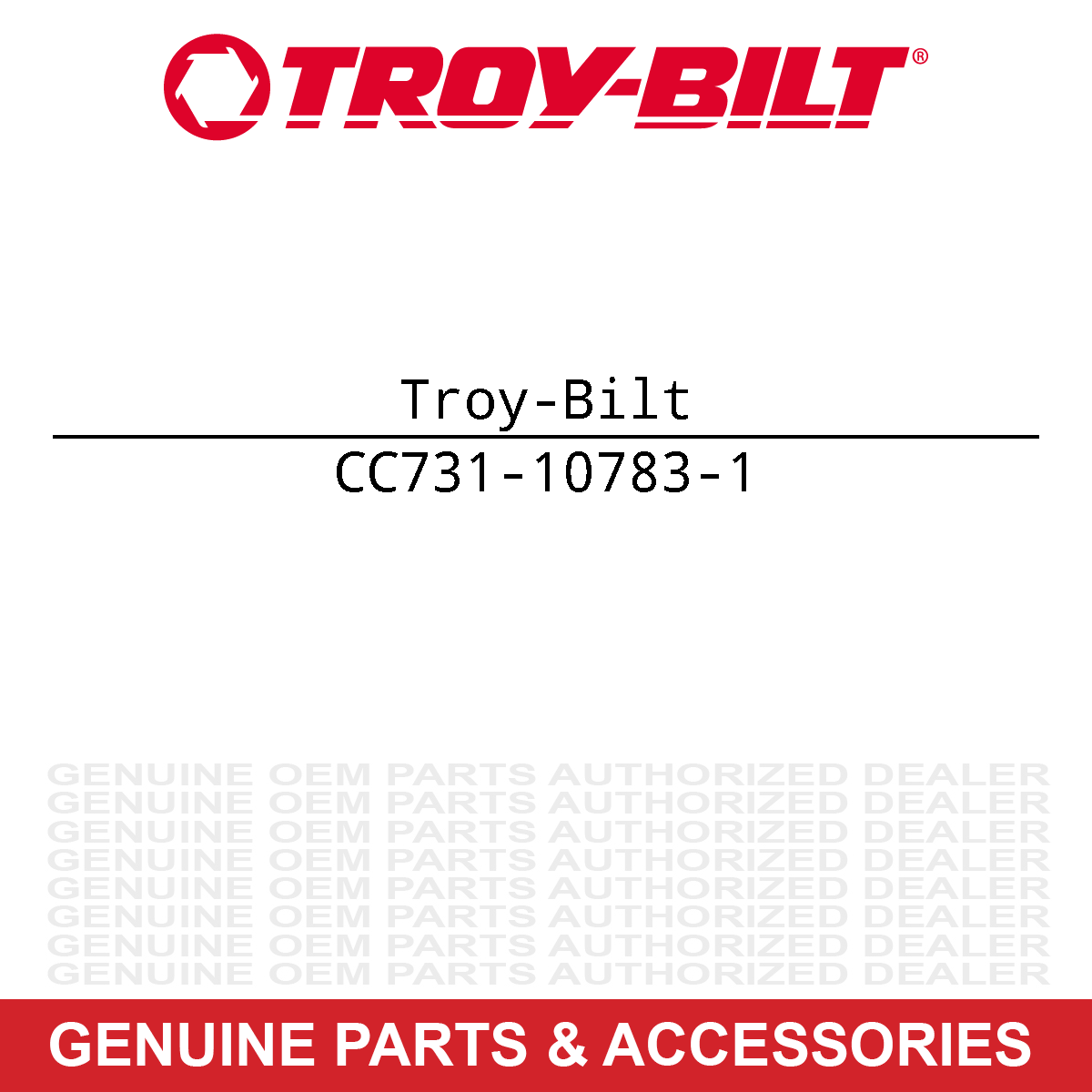 Troy-Bilt 731-10783-1 Knob