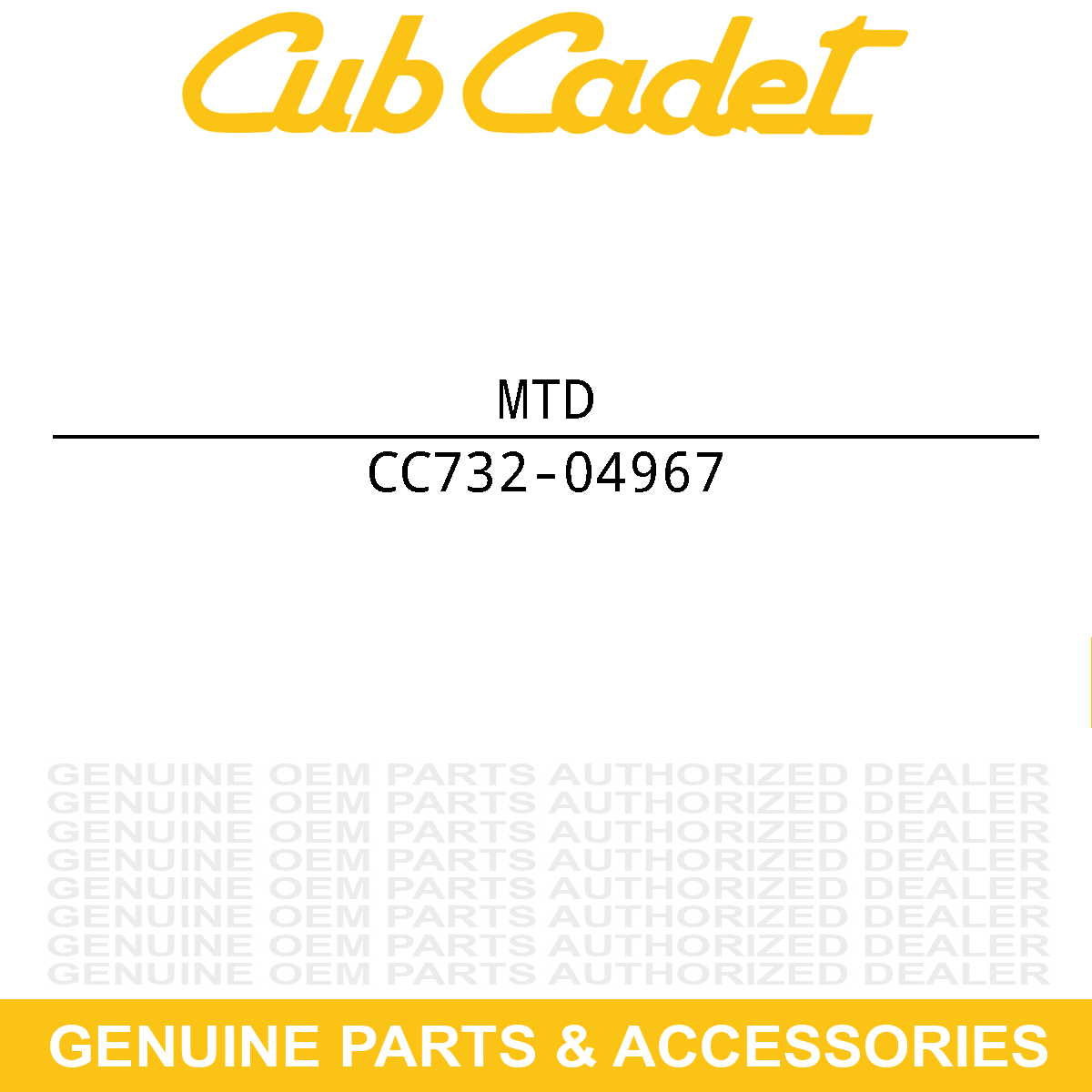 MTD 732-04967 Spring