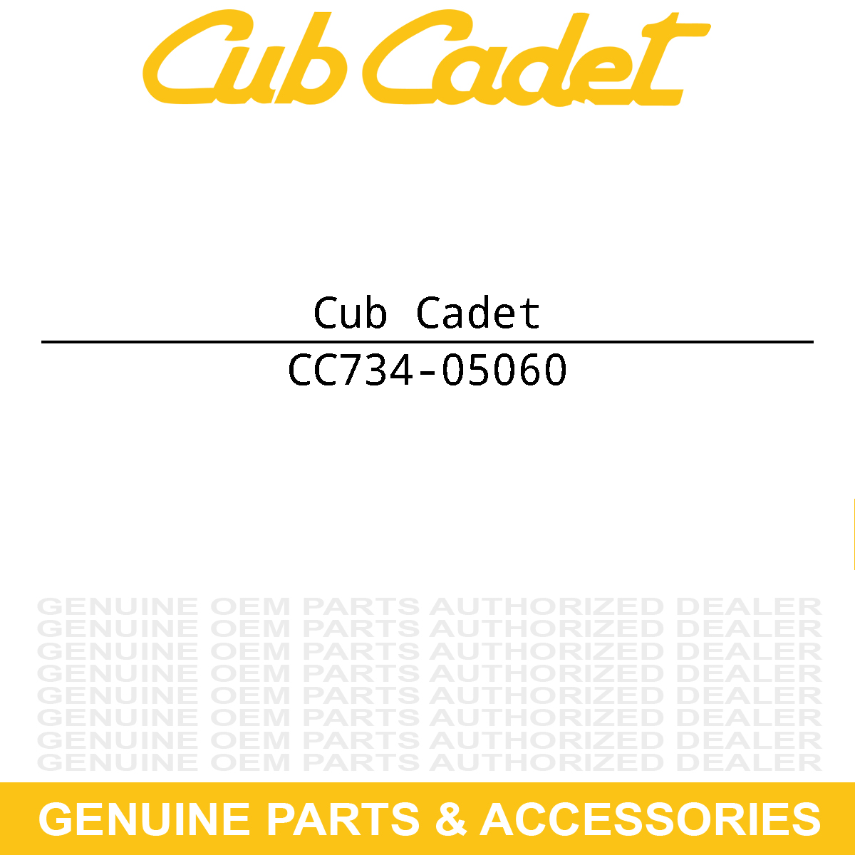 CUB CADET 734-05060 Tube