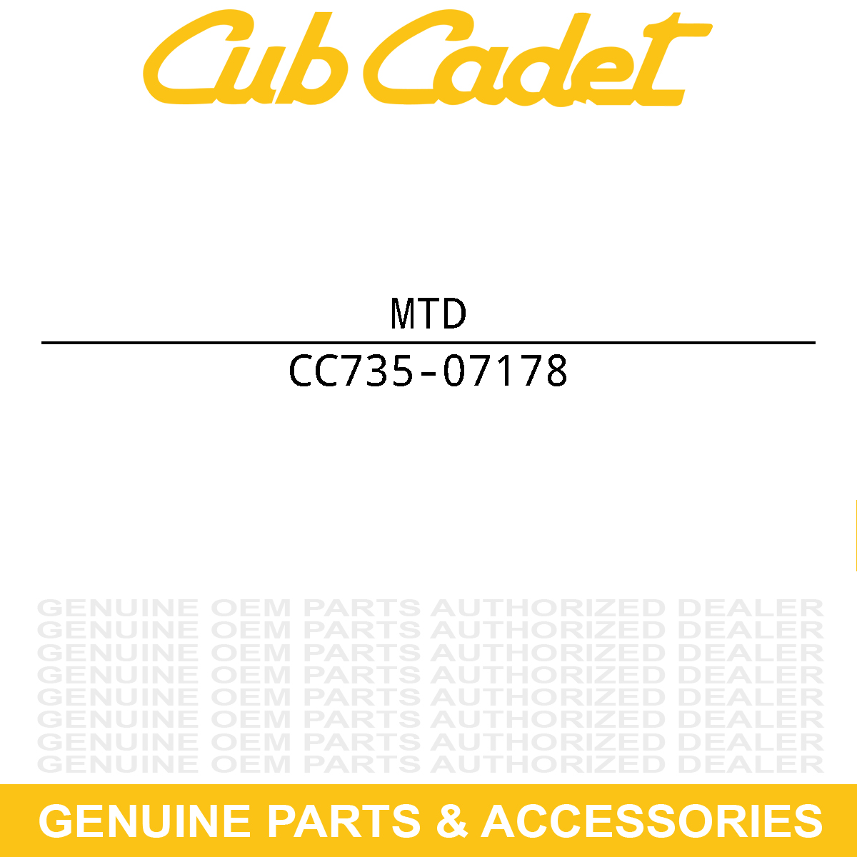 MTD 735-07178 Mat