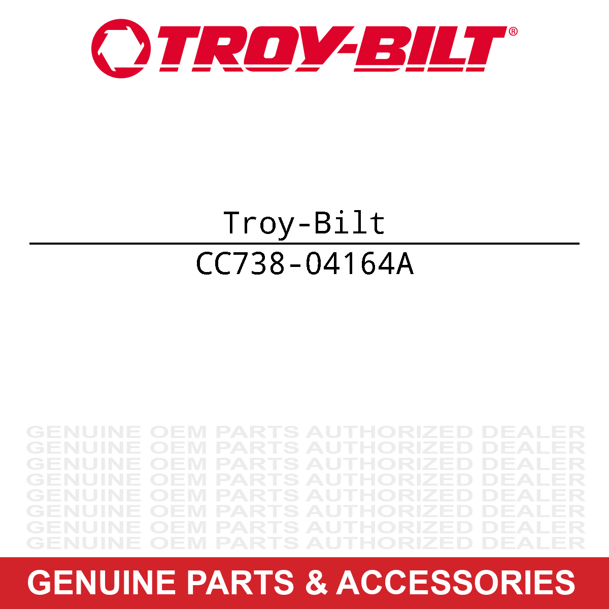 Troy-Bilt 738-04164A Hardware