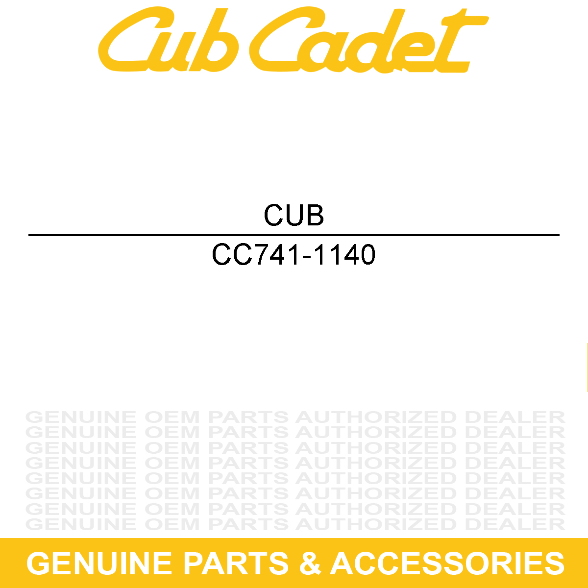 CUB CADET 741-1140 Bushing