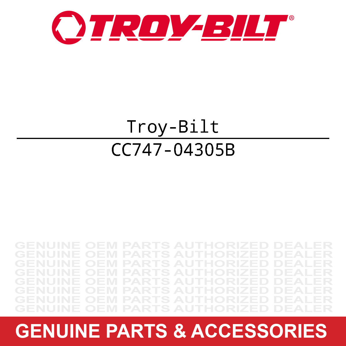 Troy-Bilt 747-04305B Bail