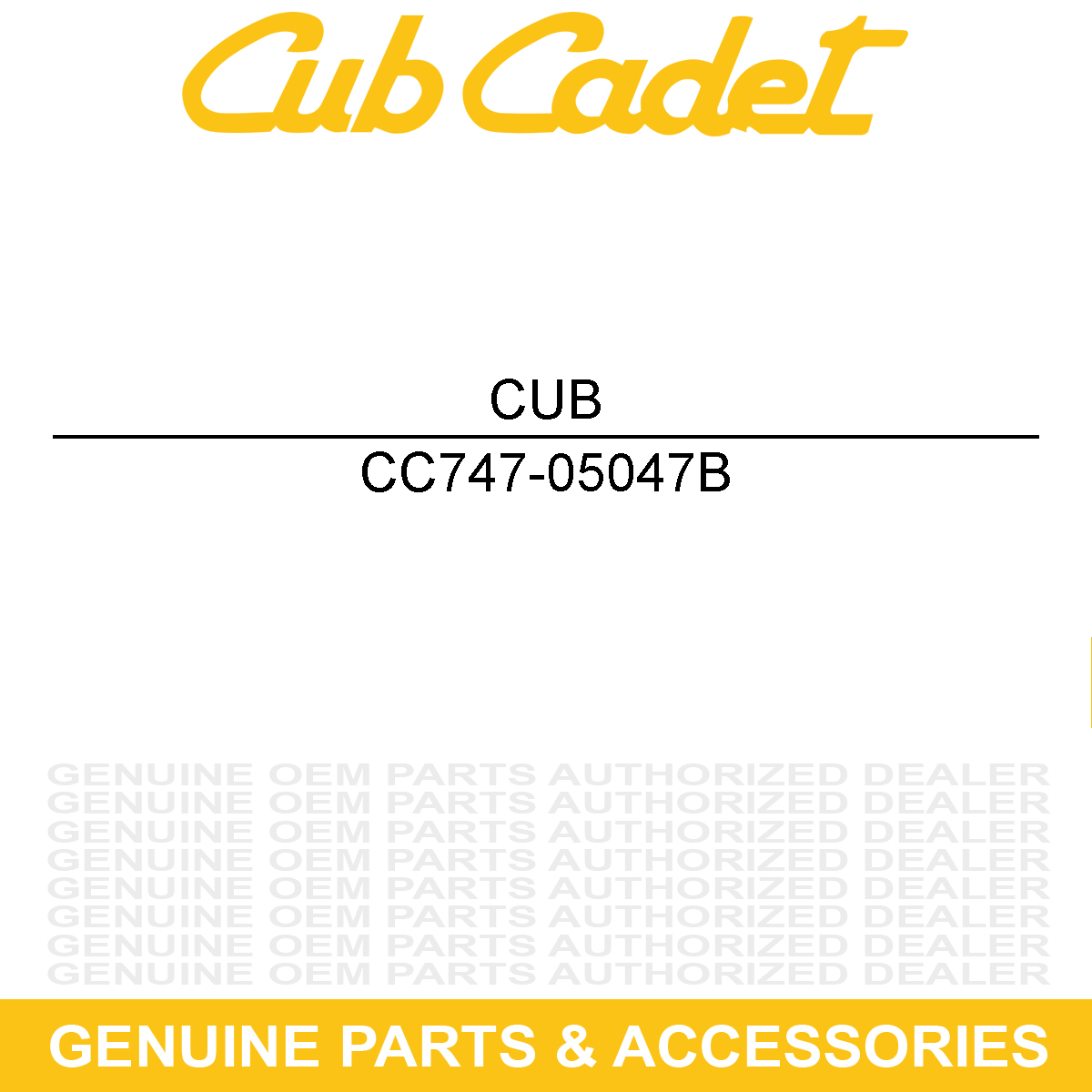 CUB CADET 747-05047B Drive Cable