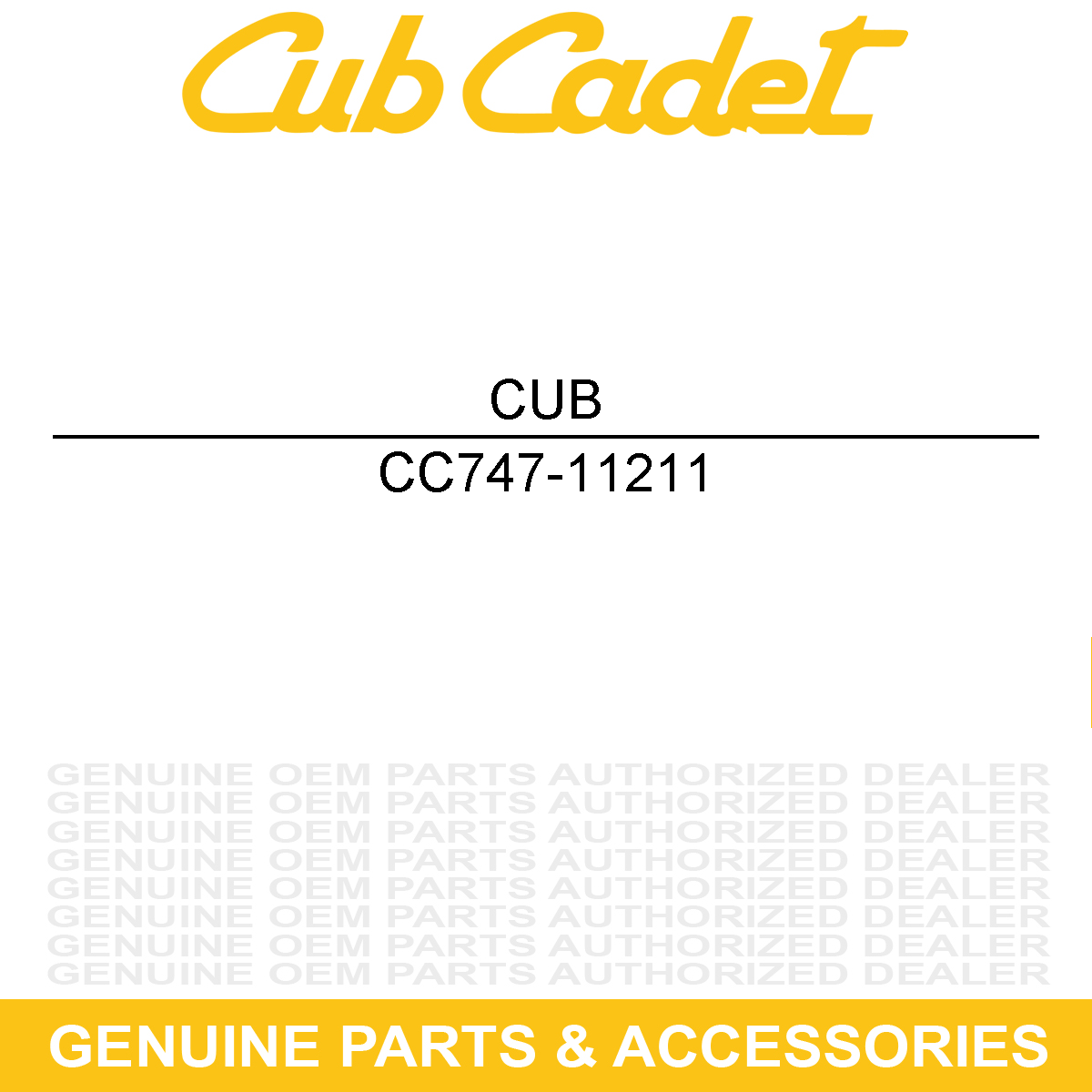 CUB CADET 747-11211 Rod