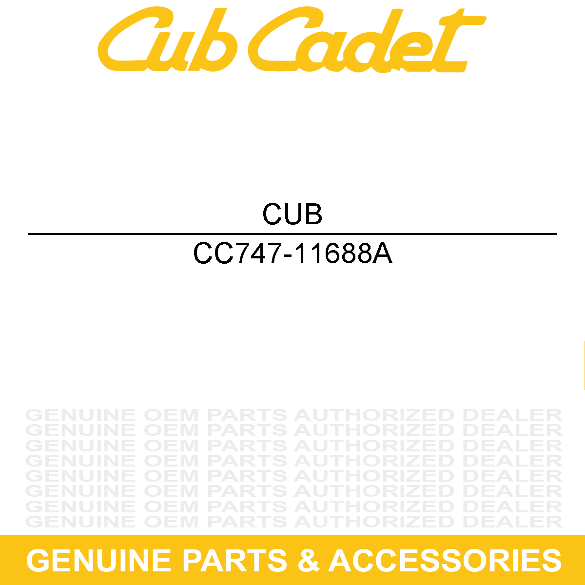 CUB CADET 747-11688A Link