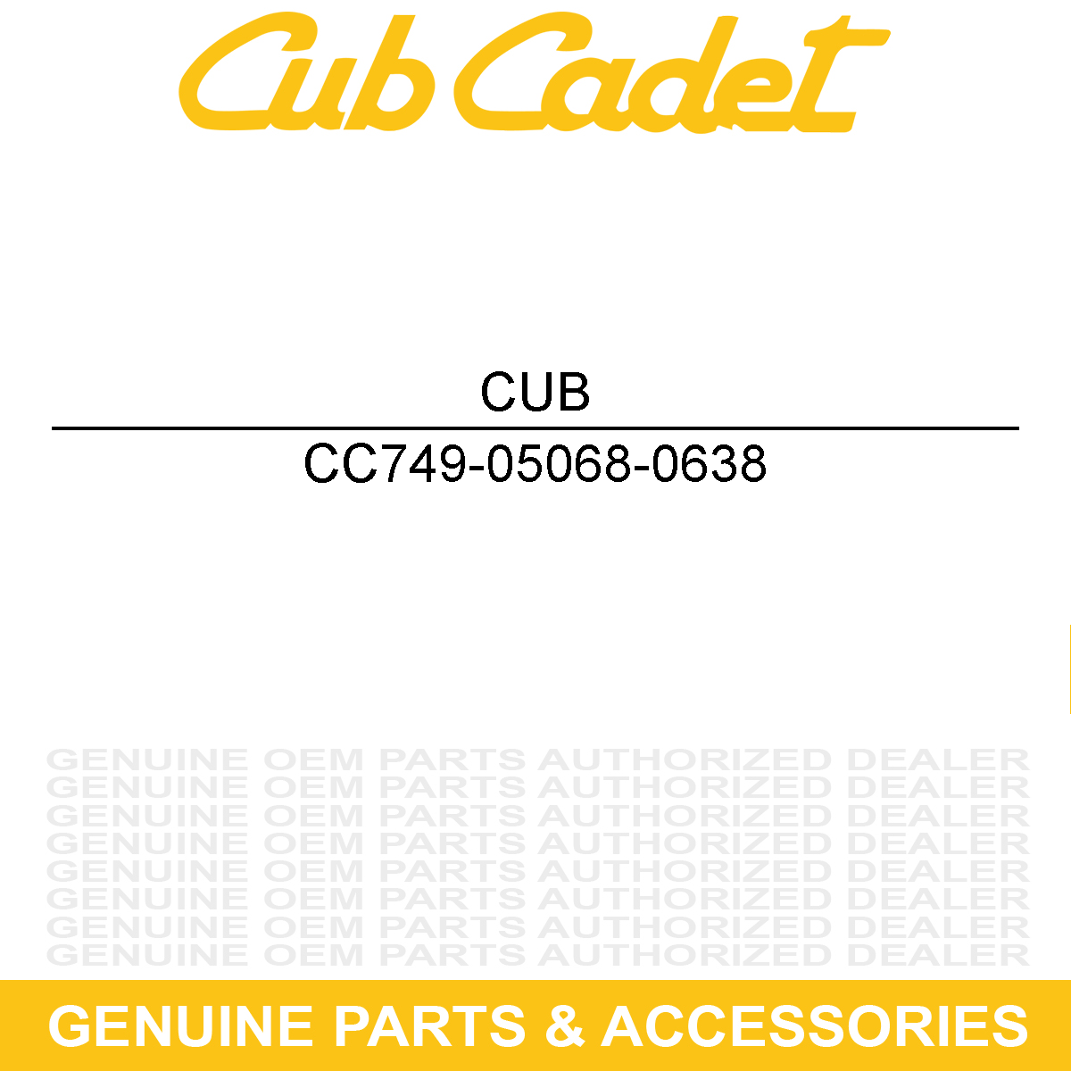 MTD 749-05068-0638 Bumper