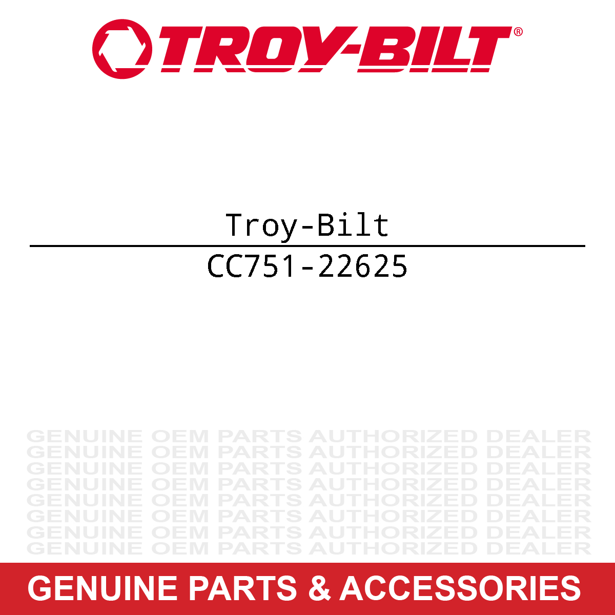 Troy-Bilt 751-22625 Screw