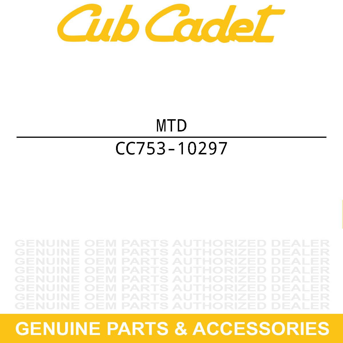 MTD 753-10297 Oil Pump