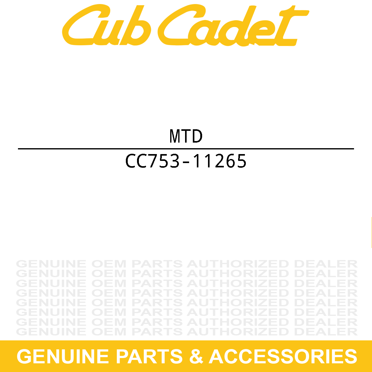 MTD 753-11265 Cutting Head